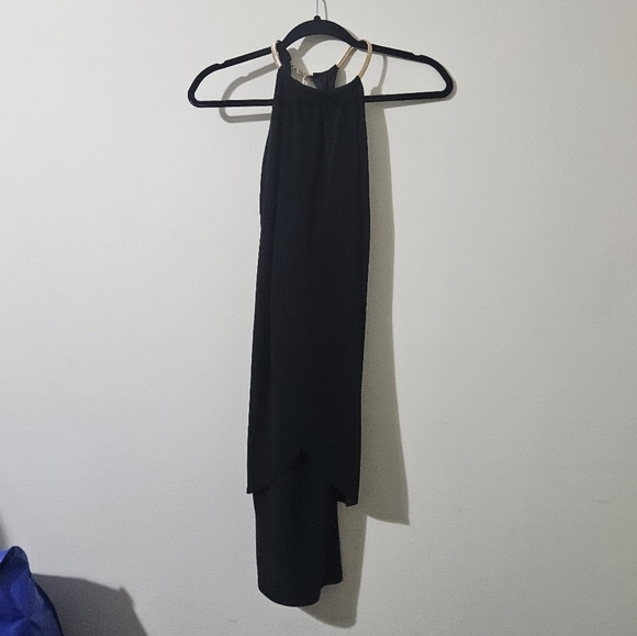 Kensie Draped Snake Chain Halter Dress - Picture 6 of 8